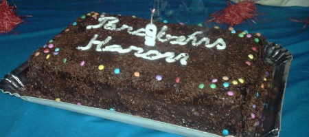 Bolo Chocolate Escrito